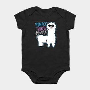 PROTECT TRANS PEOPLE Baby Bodysuit